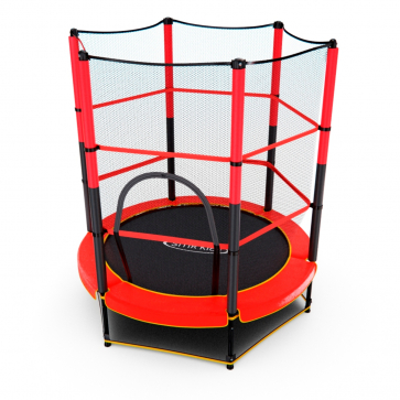 Батут детский DFC TRAMPOLINE-RED 55" с сеткой - 1